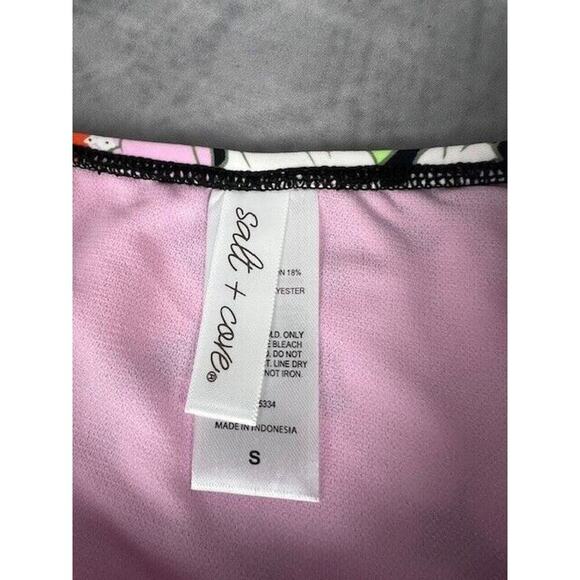 Salt + Cove Side Tie High Waist Swim Bottom Separates Juniors BHFO 7231 - Picture 4 of 5